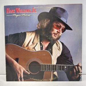 Hank Williams Jr. - Major Moves LP Record 1984 Warner Curb Country 33RPM